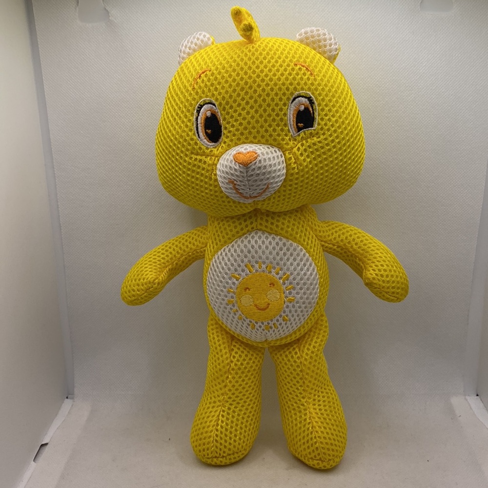 Care Bears Splish Splashers Funshine Bear Yellow Sun 11” Bath Toy